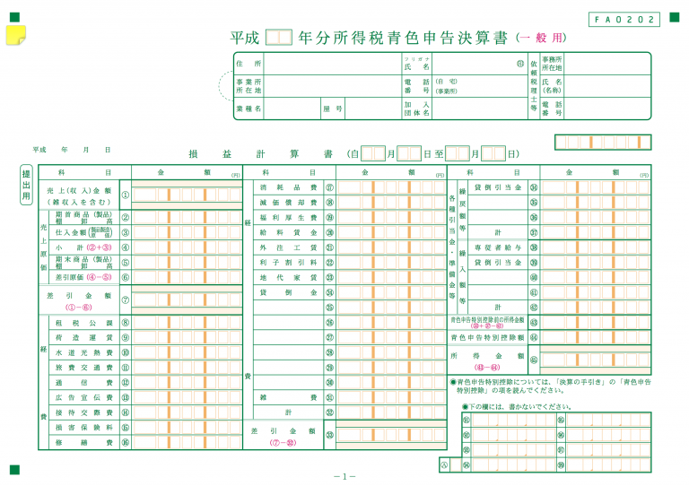 損益計算書